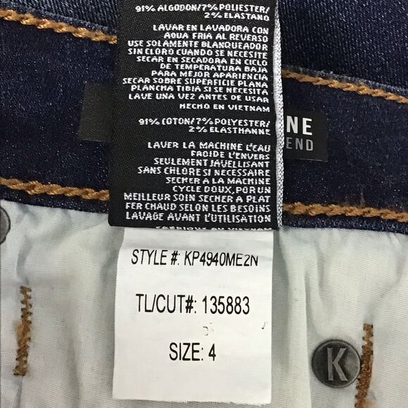 Kut from the Kloth Catherine Boyfriend Dark Wash Slim Straight Jeans 4 x 31 - Picture 10 of 11